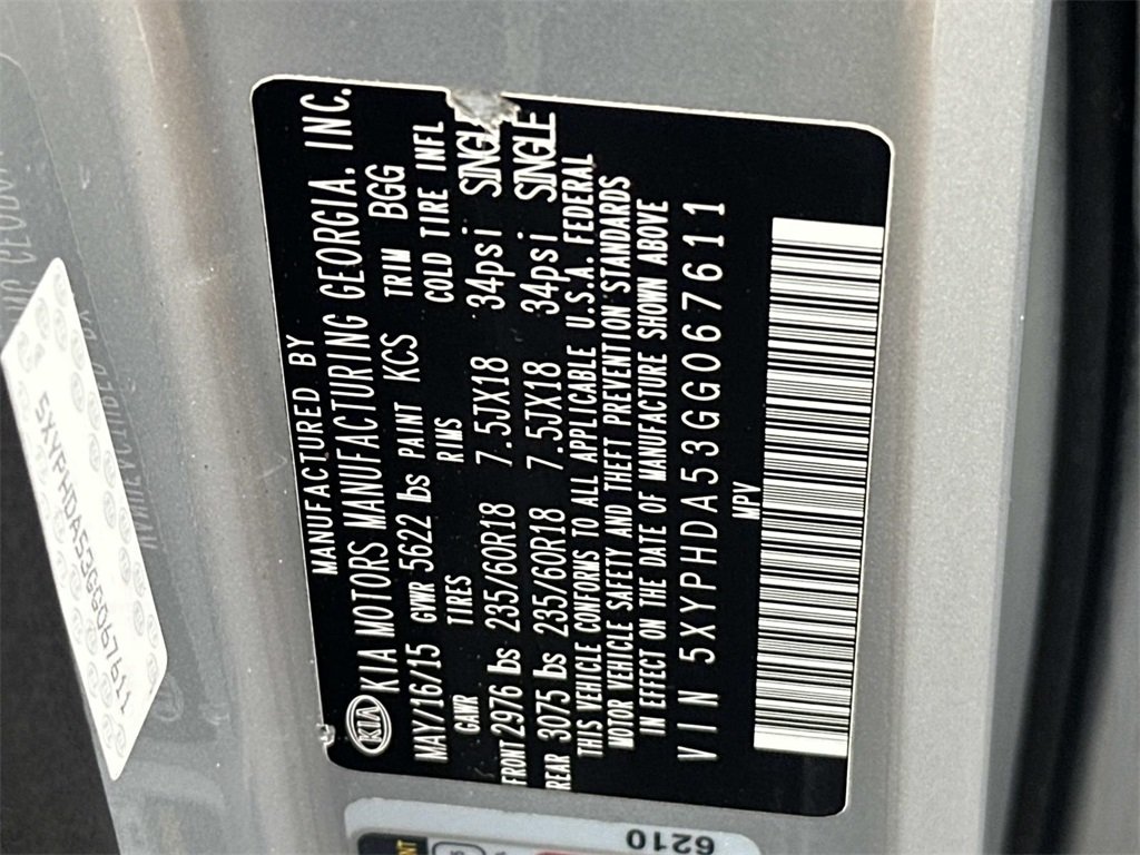 2016 Kia Sorento EX photo 29