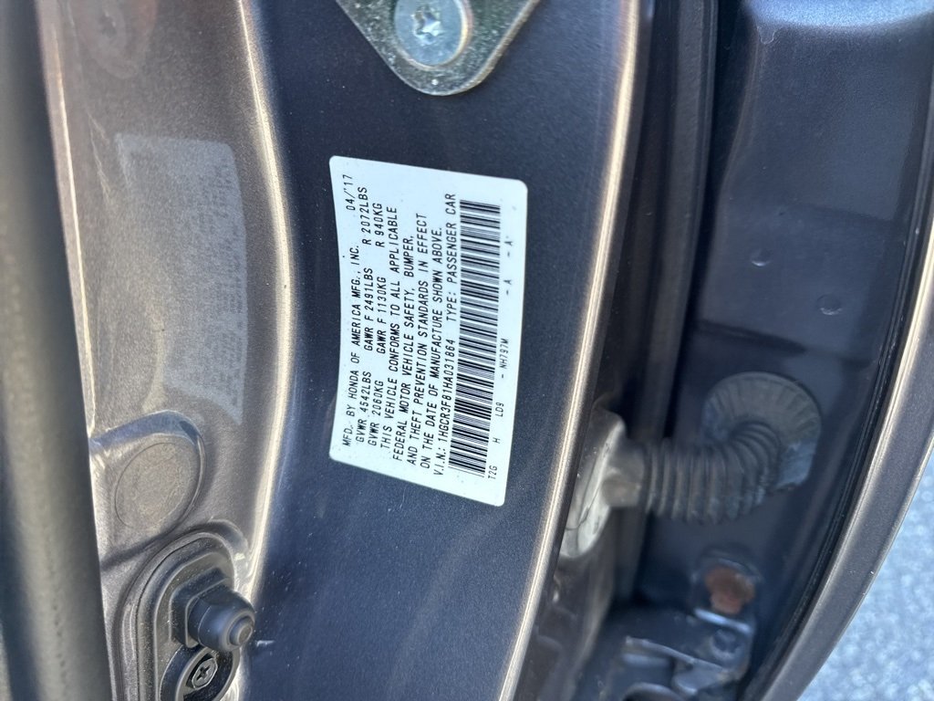 2017 Honda Accord EX-L V6 photo 15