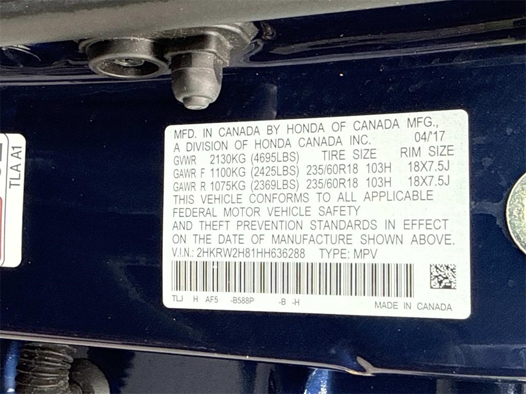 2017 Honda CR-V EX-L photo 60