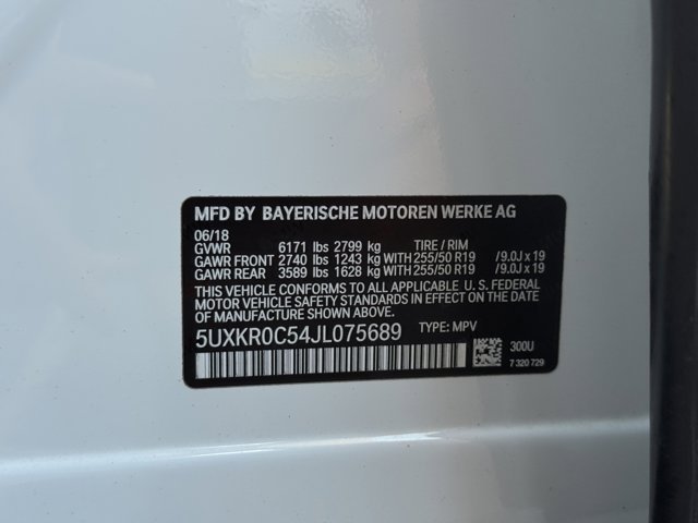 2018 Bmw X5 xDrive35i photo 23